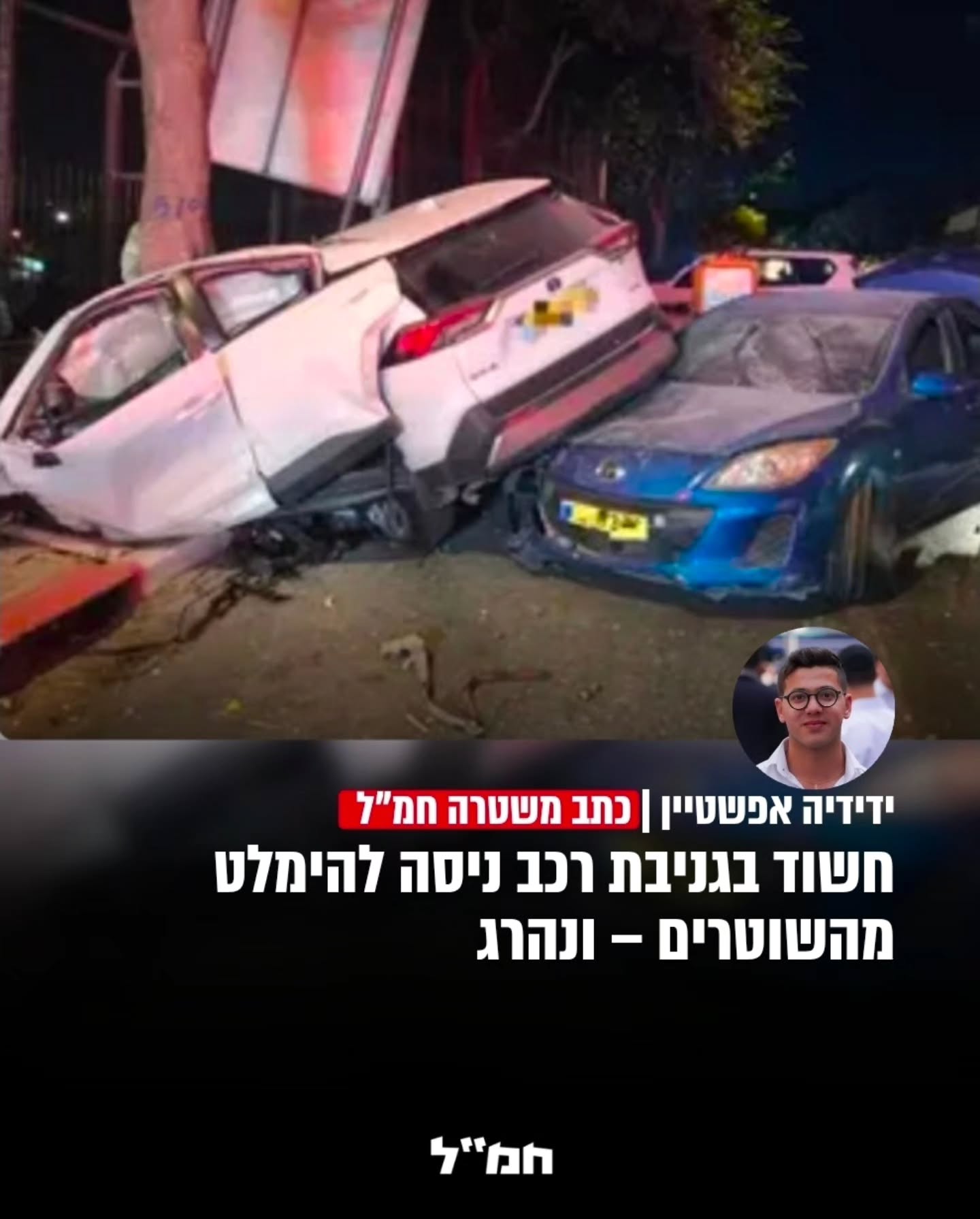 הלילה התקבל דיווח במשטרה על רכב שנגנב משכונת קטמון בירושלים....