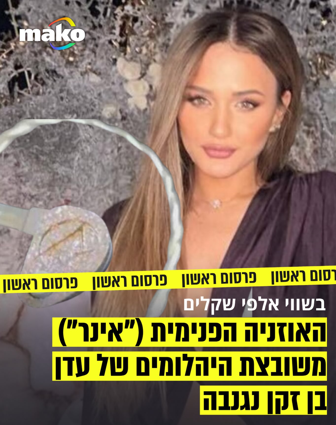פרסום ראשון: ה”אינר”, אוזניה בשווי של למעלה מ-12 אלף שקל, נגנב...