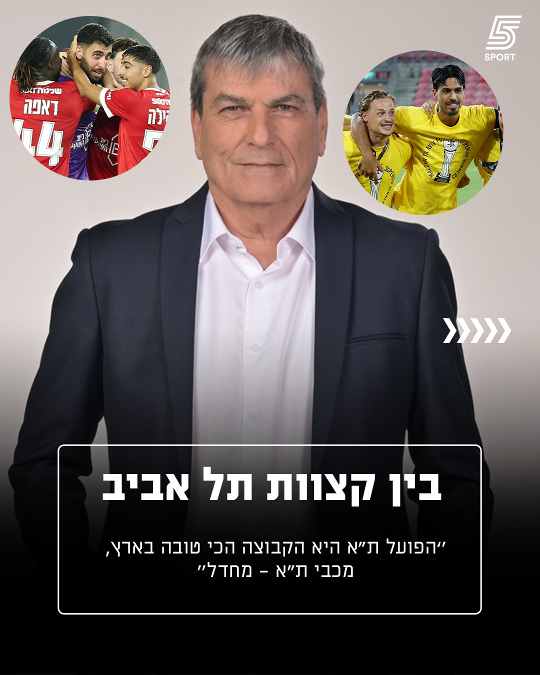 ''הפועל ת"א היא הקבוצה הכי טובה בארץ, מכבי ת"א - מחדל'' 🔴🟡...