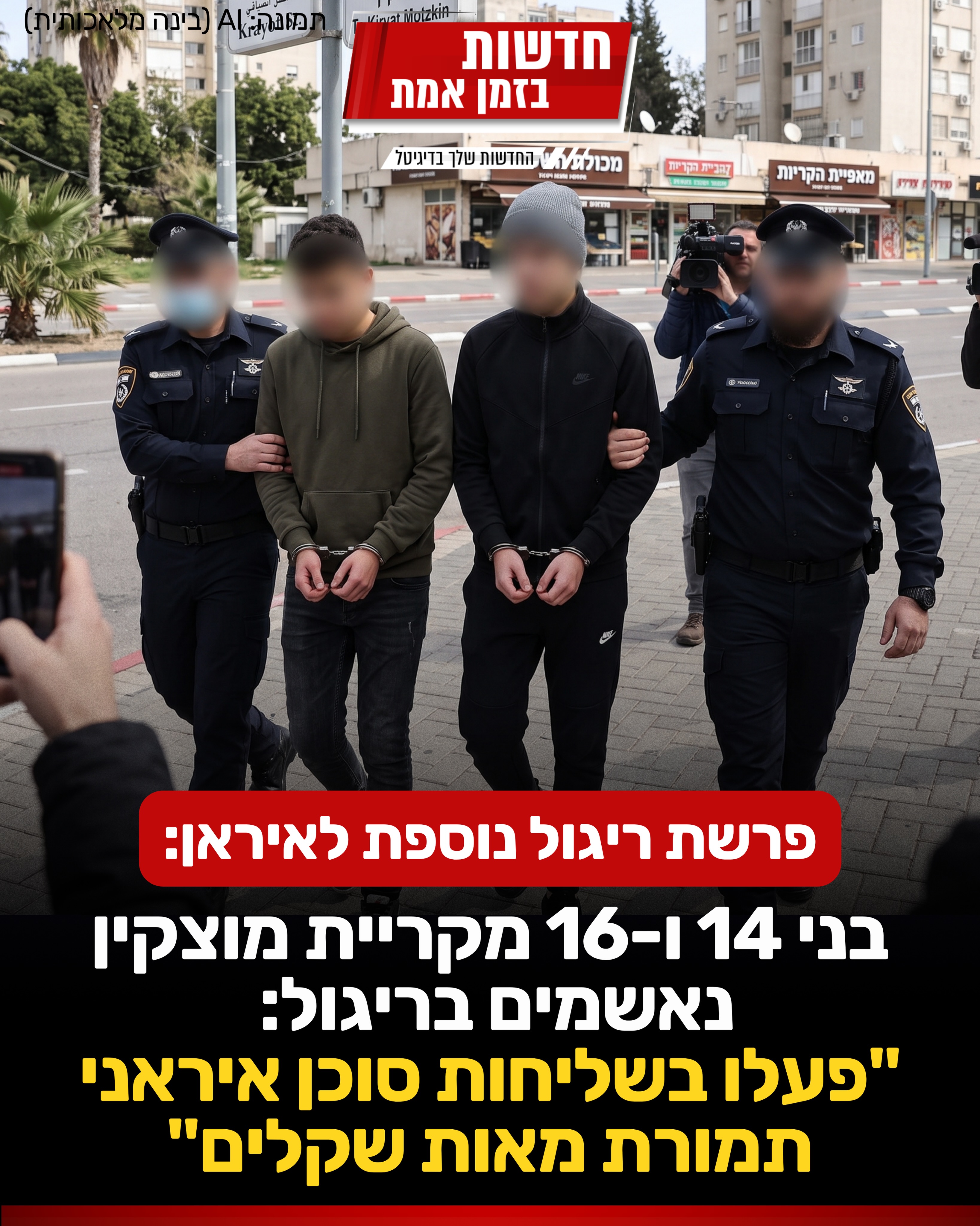 פרקליטות המדינה הגישה לבית המשפט המחוזי לנוער בחיפה כתב...