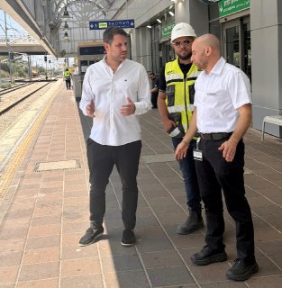 לקראת השלמת הליך השדרוג של תחנת הרכבת ברחובות, מנכ״ל משרד...