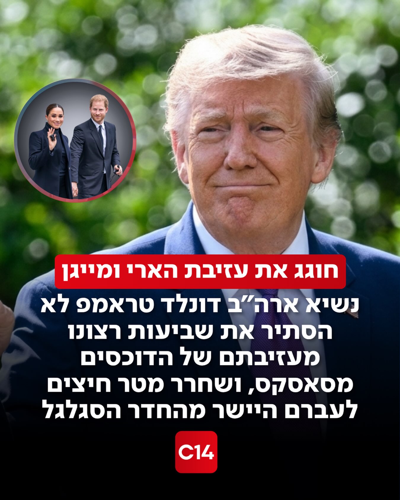 עזיבתם הפתאומית של הנסיך הארי ומייגן מרקל את ארה”ב והחלטתם...