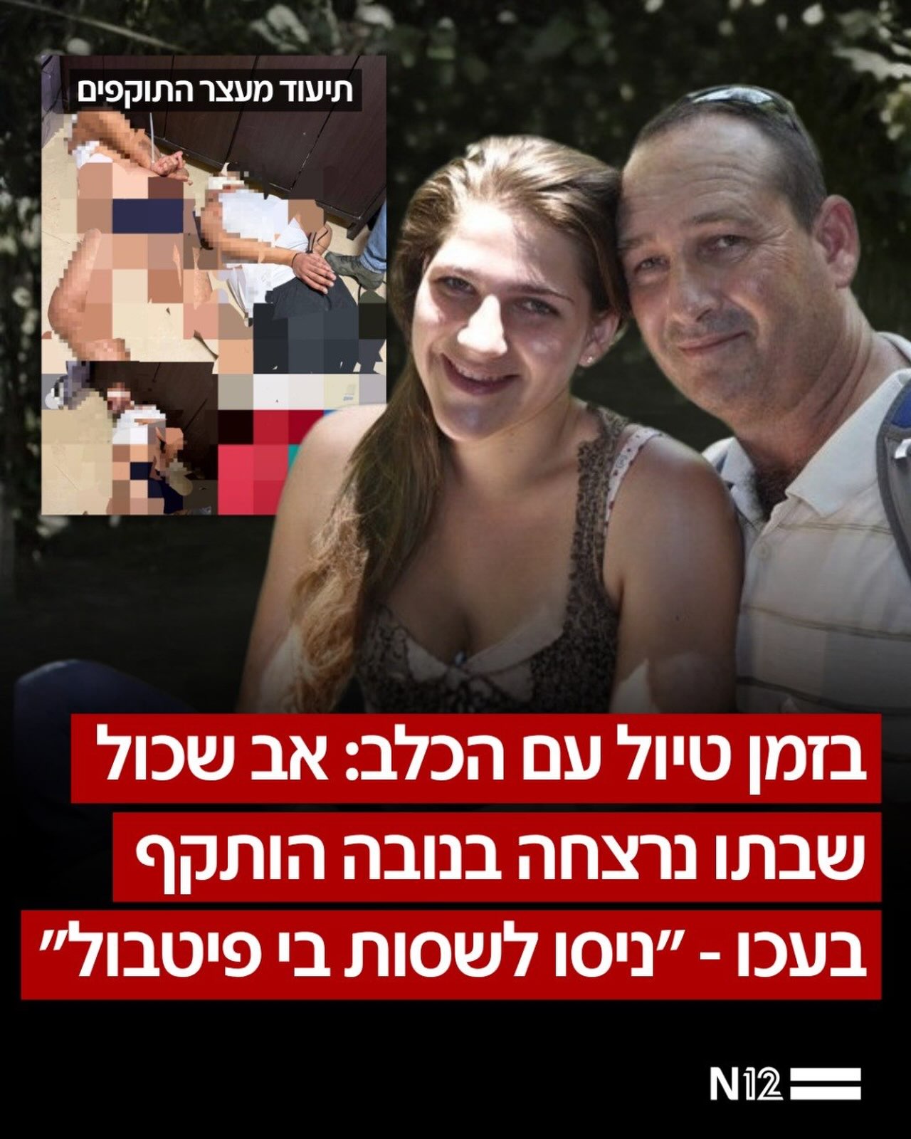 נתן קופרווסר, אביה של שני ז”ל שנרצחה במסיבת הנובה, נקלע בשבת...