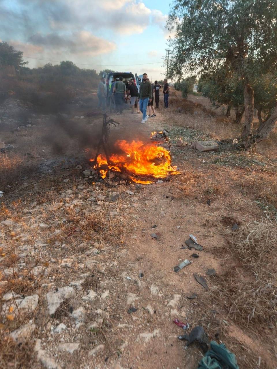 תקיפת אופנוע בכפר רומאן דרום לבנון...
