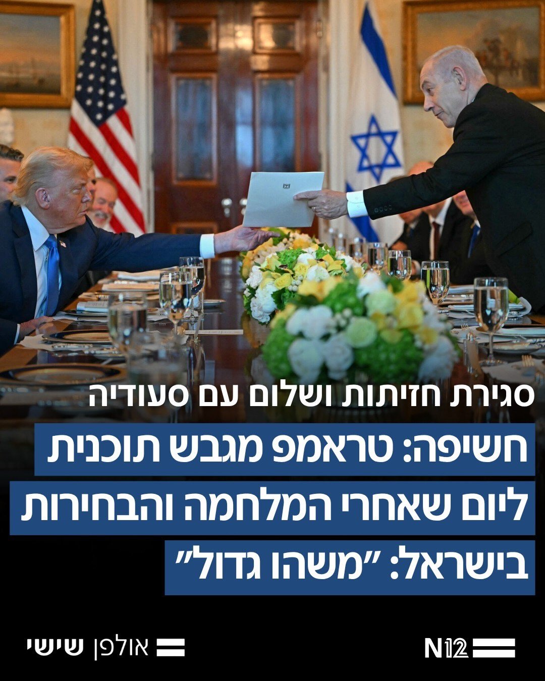 חשיפה: ממשל טראמפ עובד על אסטרטגיה ליום שאחרי המלחמה, שתתמקד...