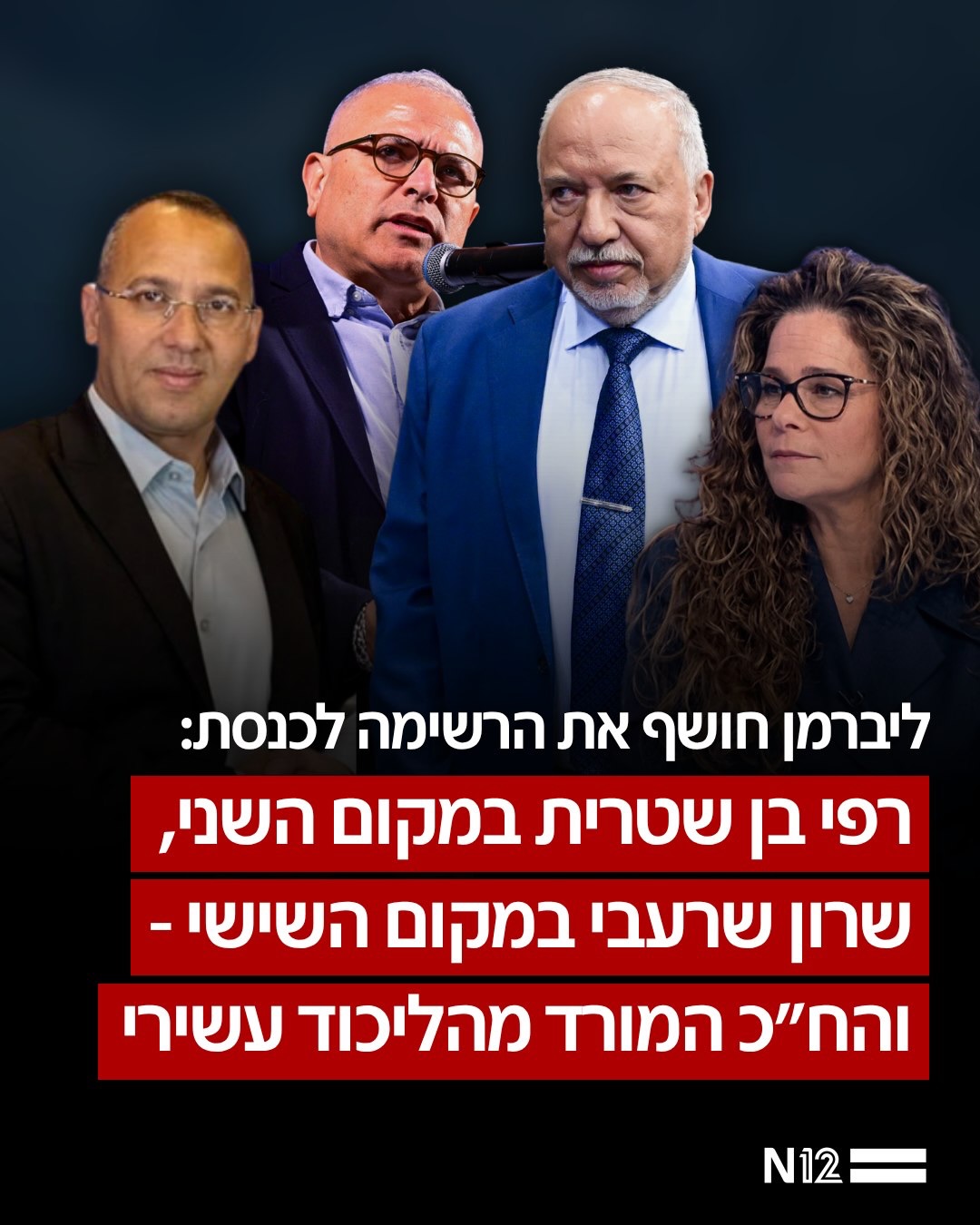 יומיים לסגירת הרשימות: בישראל ביתנו הציגו את נבחרת המועמדים...