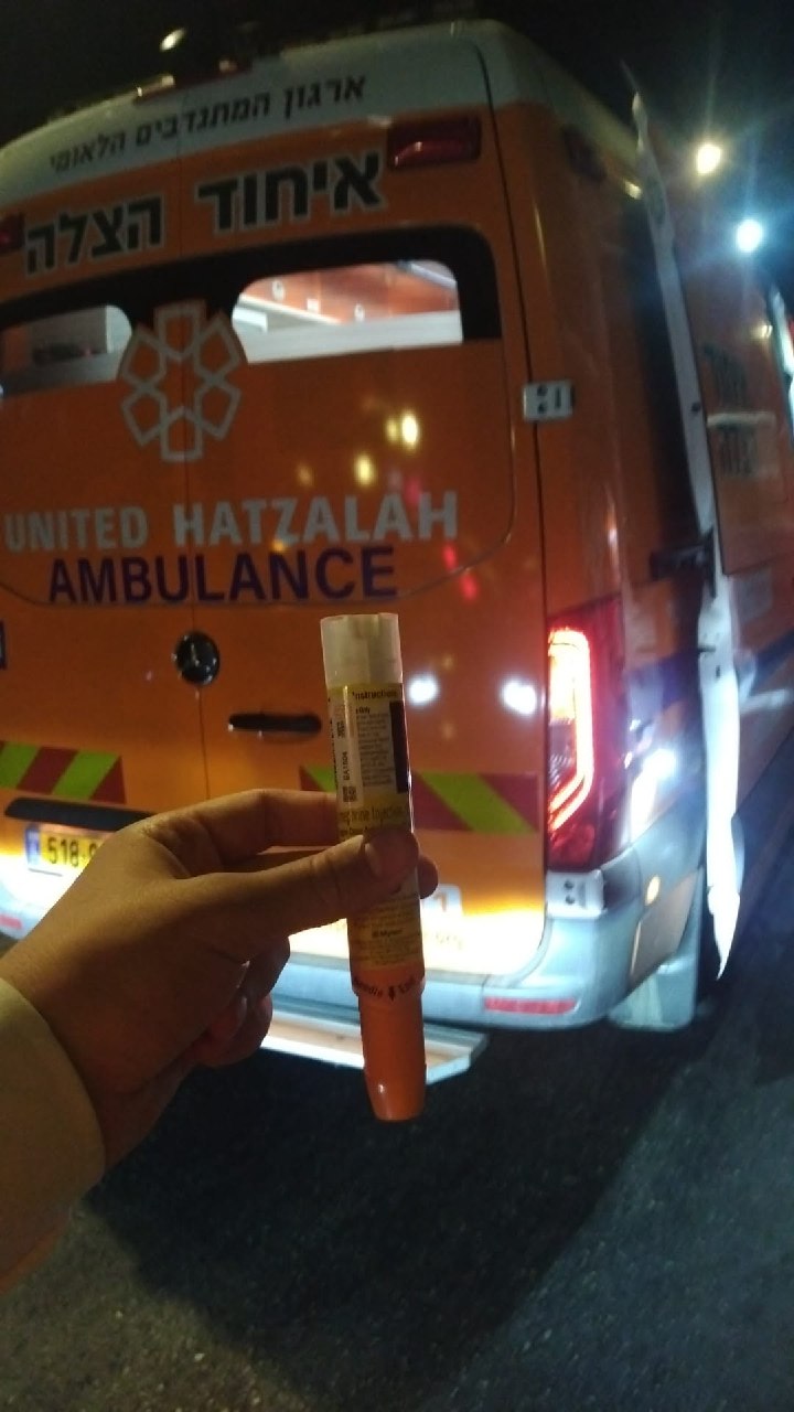 ירושלים: חובש איחוד הצלה הציל את חייו של גבר בן 21...