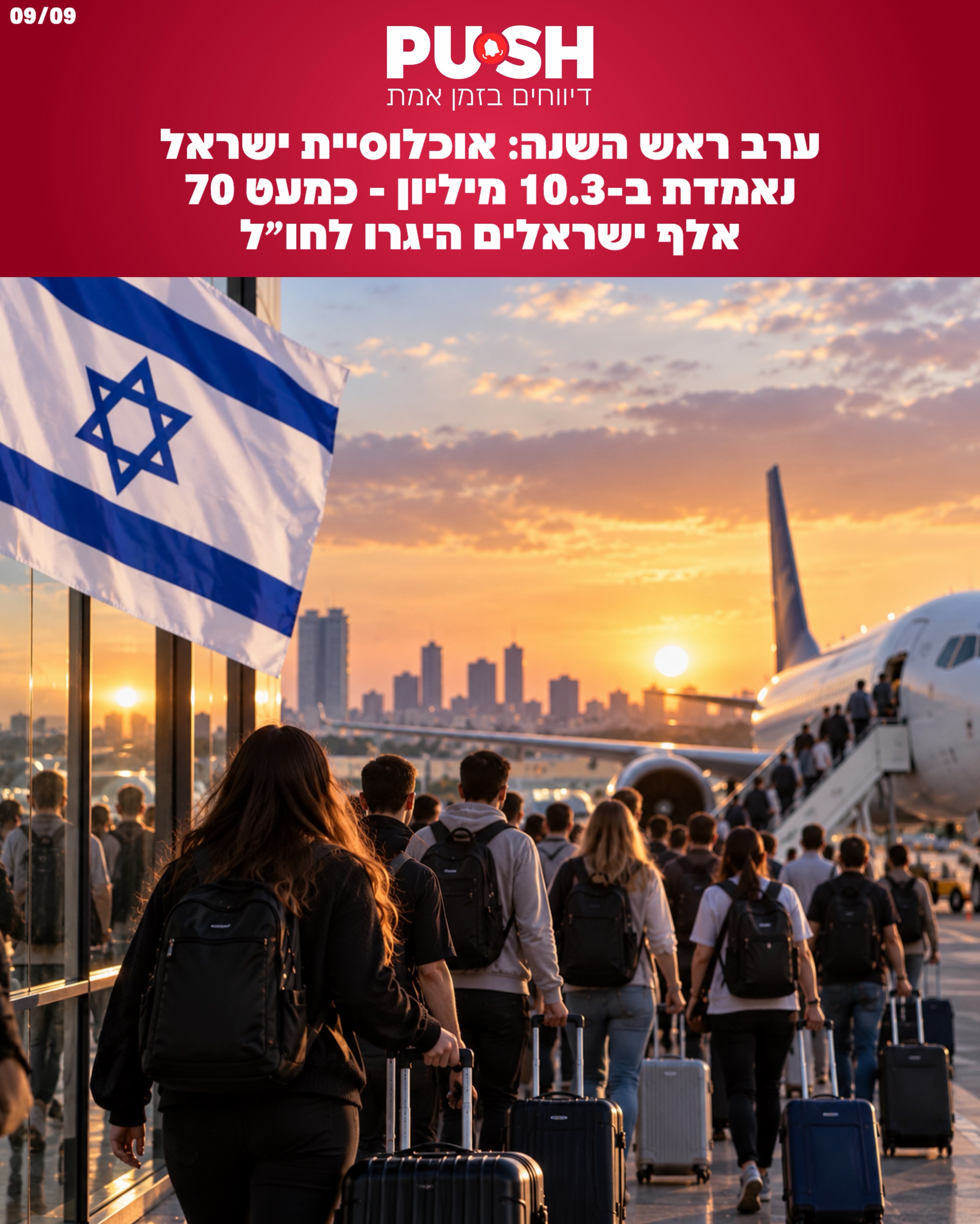 הלשכה המרכזית לסטטיסטיקה פרסמה את הנתונים הדמוגרפיים לקראת...