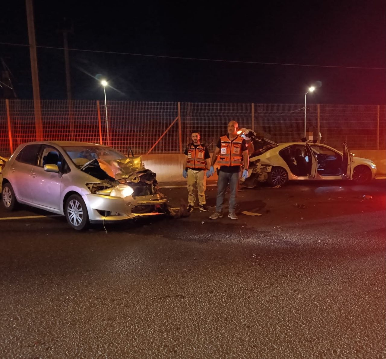 כביש 20: פצועים בינוני וקל בתאונת דרכים...