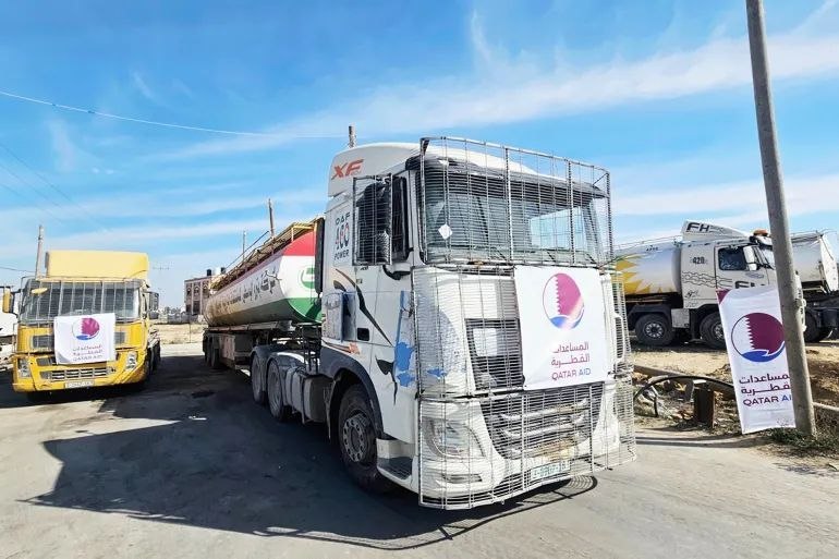 קטר חתמה הסכם עם האו"ם להכנסת כ-1.3 מיליון ליטר דלק לרצועת עזה,...