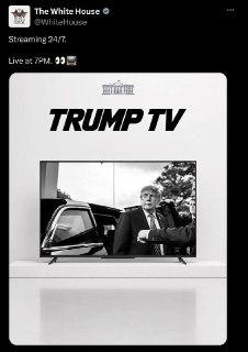 הבית הלבן מודיע על השקת "Trump TV" ומסר כי הרשת תשדר 24/7...