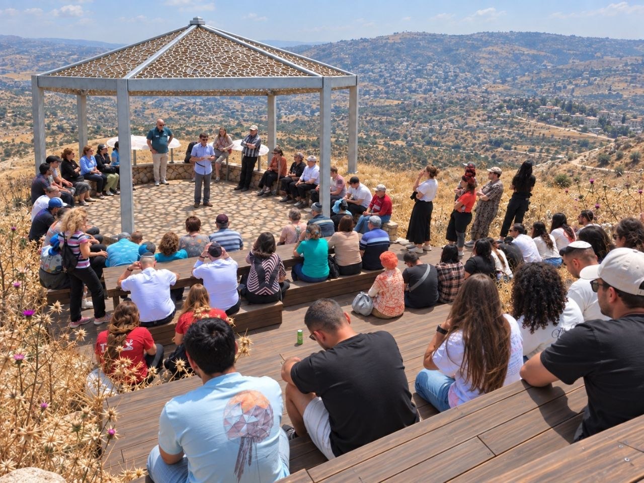 חגיגות סוכות בשומרון נפתחו: אלפי מטיילים באתרי התיירות...