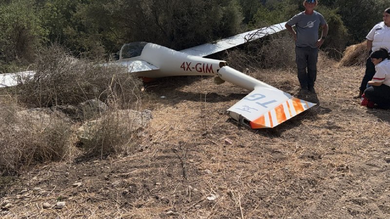 גבר נפצע קל בעת נחיתת חירום של מטוס קל סמוך לכביש 38, באזור יער...