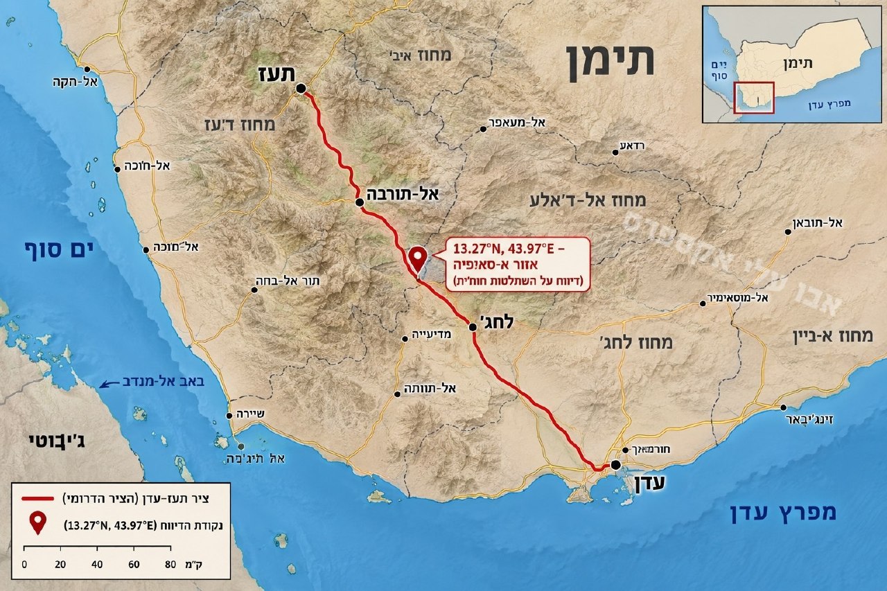 התקדמות החות'ים בתימן אל מול הכוחות הנתמכים ע"י סעודיה:...