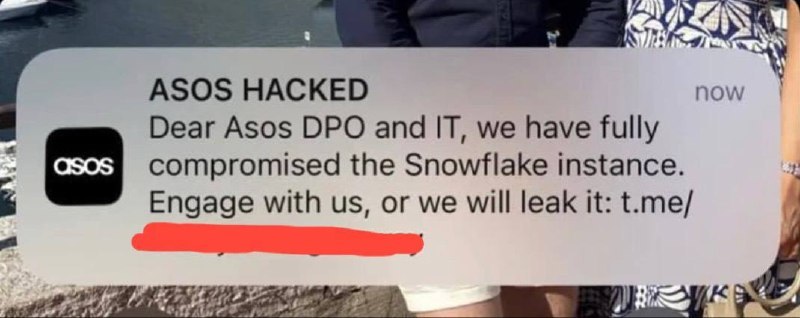 ⚠️על פי הדיווחים, אפליקציית ASOS נפרצה...