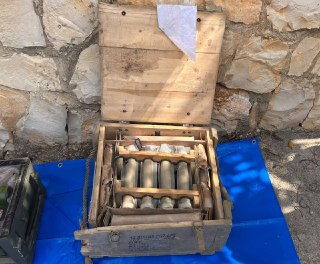 תמונות של אמצעי לחימה שאותרו במרחב הביטחוני בדרום לבנון:...
