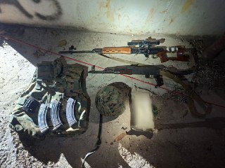 תמונות של אמצעי לחימה שאותרו במרחב הביטחוני בדרום לבנון:...