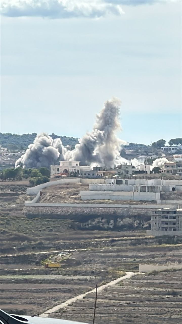 דרום לבנון: מטוסי קרב של צה"ל תוקפים בכפרים ברעשית וחדאת'א...