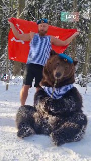 Russia winer! Welcome to Russia! Serzhmorzh! ...