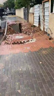 נזקי מזג האוויר בהרצליה. ...