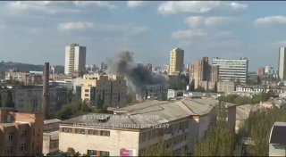 הפצצה אוקראינית בדונייצק שבידיים של הרוסים..