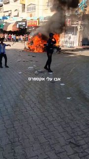 ג'באליא, צפון הרצועה: הצתת רכב ישראלי פרטי שהוכנס...