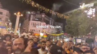 ראמאללה: עצרת תמיכה בהתנגדות בעזה.