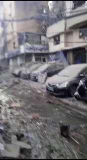 אזור התקיפה בביירות👆🏻...