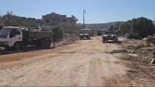 תפיסה והוצאת משאית של משגרים (48 טילים) טעונים ומוכנים לשימוש....