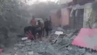 ‏שכונת סברה במרכז העיר עזה לאחר תקיפות חיל האוויר ...