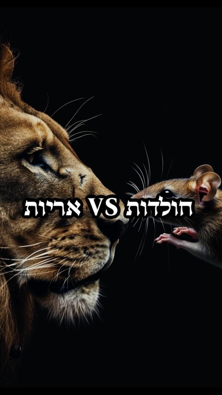 יחי ההבדל ״הקטן״ 🐁🦁 שתפו 🙏🏼 —— 