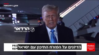 הנשיא טראמפ: הדיונים על המזרח התיכון עם ישראל מתקדמים. נתניהו...