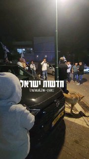 הפגנה כעת מול בית ראש השב