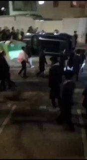 טירוף: רכבו של שמוליק גרינברג ראש עיריית בית שמש - הפוך...