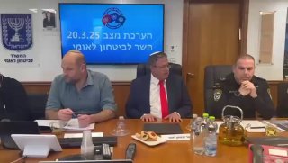 השר לביטחון לאומי, איתמר בן גביר, בפתח הערכת המצב השבועית...