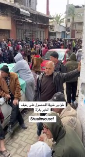 תור ללחם בעזה - מגיע לכם כל הסבל הזה!...