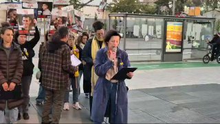 משפחות החטופים בתל אביב - יפעת קלדרון פנתה טראמפ: 