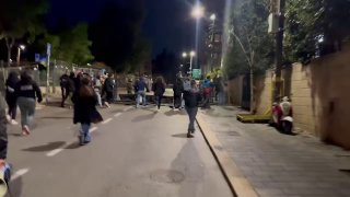 תיעוד - פריצת מחסום ליד מעונו של רה