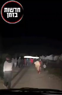 בריחה המונית מבית לאהיה, מצפון לרצועת עז...