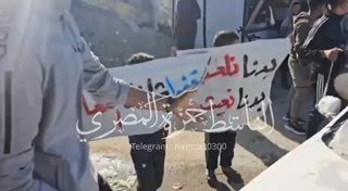 הפגנה נגד חמאס בבית לאהיא, צפון הרצועה...