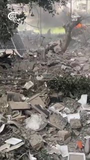 זירת התקיפה בביירות...