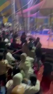 בהלה רבתי בעיר טנטא צפונית לבירת מצרים, קהיר, אחרי שבמהלך קרקס...