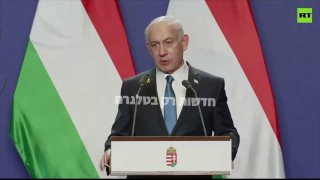 ראש הממשלה בנימין נתניהו במהלך פגישה עם נשיא הונגריה: 