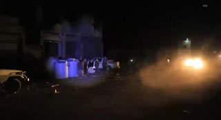 תיעוד מהתקיפות האמריקאיות בסעדה....