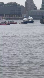 מסוק התרסק בנהר הדסון בניו-יורק...