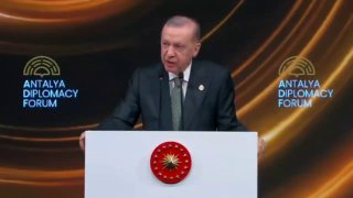ארדואן תוקף בכנס אנטליה לדיפלומטיה: 