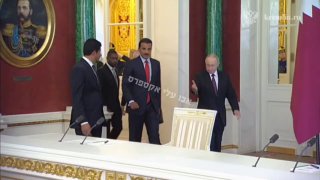 נשיא רוסיה פוטין ושליט קטר חתמו על הסכם שת