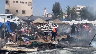 תקיפה של אוהל בלב חאן יונס...