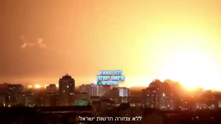 תיעוד של התקיפות הרוסיות הלילה על קייב, בירת אוקראינה....