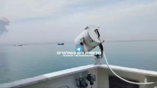 תיעוד הפיצוץ העוצמתי בנמל שאהיד רג’אי בעיר בנדר עבאס מנקודת...